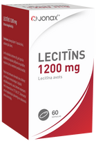 JONAX Lecitinas 1200 mg kapsulės, 60 vnt.