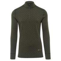 THERMOWAVE termo marškinėliai MERINO XTREME 1/2 zip Chaki