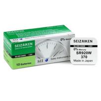 Seizaiken 370 (SR920W) sidabro oksido baterijos 10 vnt.