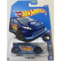 Hot Wheels Modeliukas 2012 Ford Fiesta Blue Long Card Guaranteed For Life (yra Sandėlyje)