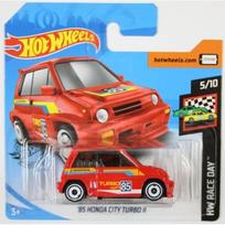 Hot Wheels Mainline Modeliukas 85 Honda City Turbo II Red Short Card (yra Sandėlyje)