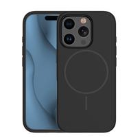 Plonas silikoninis Mag dėklas, skirtas iPhone 14 Pro 6,1" juodas