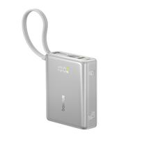 Baseus išorinė baterija PicoGo Digital Display Power Bank 10000mAh 45W Galaxy Natural Titanium