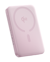 Baseus EnerFill FM12 magnetinis išorinis akumuliatorius 22.5W 10000mAh švelniai rožinis