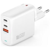 GaN Flex 65W 2 USB-C+1 USB-A white