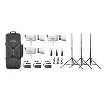 Godox Litemons LA300R RGB LED Video Light 3 light kit (White)