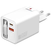 Flex Jojo 65W GaN 2xUSB-C + USB-A White