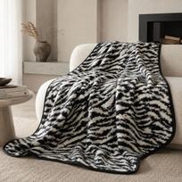 Merino vilnos pledas ZEBRA, 140×200 cm