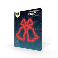 Neon LED Kalėdiniai Varpėliai raudona FLNE17 Forever Light