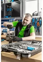 Hogert Technik TOBIAS medvilniniai polo marškinėliai žali L (52)
