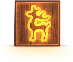 TelForceone Neon Wood Frame LED Elnias šiltai balta FLNW01 Forever Light