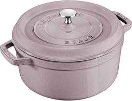 Staub apvalus ketaus puodas - 3,8 ltr, vyšnių žiedas