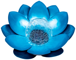 Plastrol SUNARI saulės lempa LED FLS-70 Lotus Flower Mėlyna 3000K 600mAh Ni-MH Forever Light