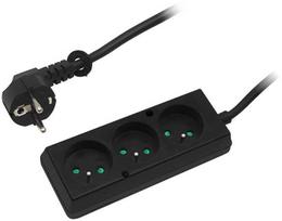 Plastrol Blow Maitinimo ilgintuvas PS-370 3 lizdai su įžeminimu 10m juodas 3x1.5mm