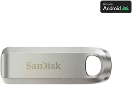 USB laikmena SanDisk Ultra Luxe USB Type-C, 1 TB, sidabro spalvos