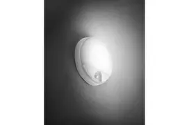 TULON luminaire with motion sensor, LED, 15W, 1350lm, 4000K, AC220-240V, IP54, round, whit