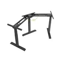 BSSD-L13-90/33 B Triple Motor Electric Sit-Stand Desk Frame, 3-Stage, juodas