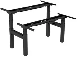 BSSD-L11-18/S23 B Motorized Electric Sit-Stand Desk Frame for Two Tabletops, 580–1230 mm, juodas
