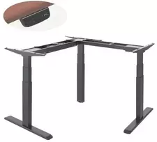 BSSD-10-90/S33 B Triple Motor Electric Sit-Stand Desk Frame, 3-Stage, juodas