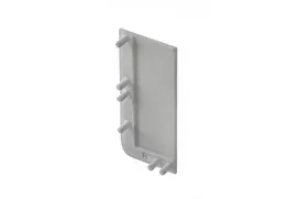 End cap for L profile - full, VELLO handleless system with LED function, sidabrinis right (10