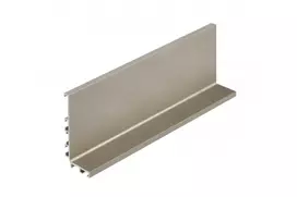 Aluminum profile, handleless system VELLO with LED function, L, inox, length 4.10 m