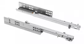 Under mount drawer (quick mount) for wooden drawers with soft closing, partial extension l