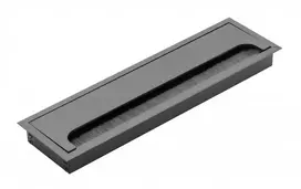 Merida cable grommet, 80x280mm, anodised juodas
