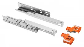 Bottom mounting guide P2O L=350, MODERN SLIDE, plate 18 mm