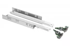 Undermount ball bearing slide with soft close PRO L=550, 3D adjustment, synchronisation, f