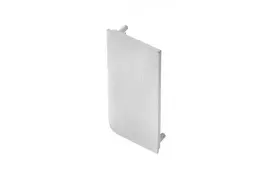 End cap for L profile - full, VELLO handle-free system with LED function, pilka left (10 pc