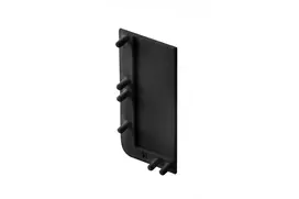 End cap for L profile - full, VELLO handle-free system with LED function, juodas right (10