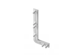End cap for L profile, incomplete, VELLO handleless system with LED function, pilka right (