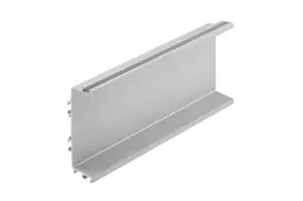 Aluminum profile, handleless system VELLO with LED function, C, sidabrinis, length 3 m