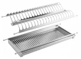 Two tier dish drying rack (inox)