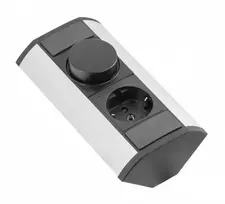 MINI angle extender with CCT regulator and schuko socket 230V 16A