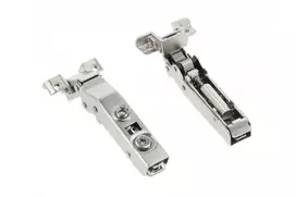 GTV SILENTO PRO overlay hinge, alu frame, soft-close, non-pro, 3D, clip-on
