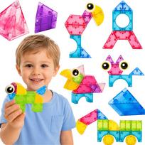 WOOPIE magnetinės kaladėlės 21 vnt. M formos 3D