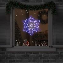 Kalėdinis snaigė 156 LED Mėlyna 55.5 x 55.5 x 0.75cm PVC