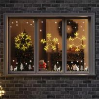 Kalėdų snaigė 252 LED Šilta balta 445 x 38 cm PVC