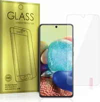 Fusion Accessories Topt Apsauginis stiklas Gold, skirtas Samsung Galaxy A71 5G (su išpjova kamerai)