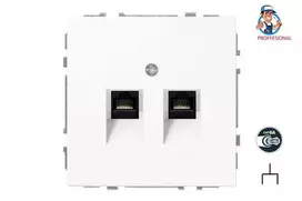 Kompiuterio lizdas LIREGUS MODERN. 2vt.. mat. baltos spalvos