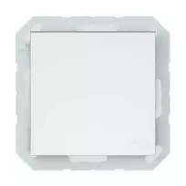 Kryžminis perjungiklis Vilma QR1000, 1 kl., matinė balta sp.