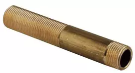 Skrūve ar garām vītnēm TDM Brass 105S, 1 colla – ārējā vītne, 1" x 150mm