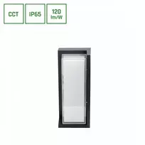 Sieninis šviestuvas Āra sienas lampa Spectrum. 20W. LED. IP65. melna