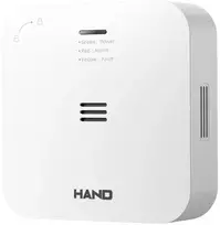 Plastrol Išmanusis anglies monoksido jutiklis „Hand", elektrocheminis sensorius, „WiFi 2,4 GHz Tuya Smart", 2xAA