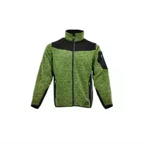 Džemperis Sara Workwear Comfort, juoda sp./žalia sp., 2XL dydis