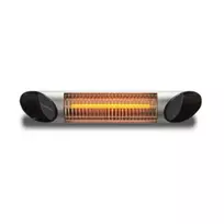 Infraraudonųjų spindulių šildytuvas Veito Blade Mini, 1.2 kW, Sidabro sp./Juoda sp.