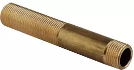Skrūve ar garām vītnēm TDM Brass 105S, 1 colla – ārējā vītne, 1" x 200mm