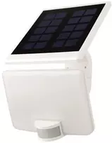 Prožektors ar saules bateriju, stiprināms pie sienas Tope, 10 W, 4000 °K, IP44, balta krās.