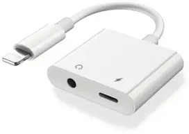 Digitalome adapteris LCB-108 2in1 Lightning / AUX 3.5mm